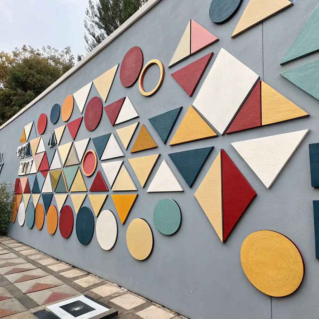 Ilustração Geométrica Abstrata